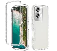 PANXIYUE Funda para OPPO A79 5G, 360 Grados Full Body Anti-Shock Case, Silicona TPU Frente y Rígido PC Back Carcasa OPPO A79 5G Case, Transparente
