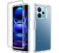 PANXIYUE Funda para Realme 14 5G / Realme 14T 5G, 360 Grados Full Body Anti-Shock Case, Silicona TPU Frente y Rígido PC Back Carcasa Realme 14 5G / Realme 14T 5G Case, Transparente