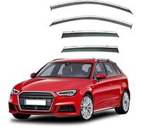 PANXUC Coche Deflectores de Viento para Audi A3 Hatchback MK3-8V 2014-2020, Deflectores de Viento y Lluvia Cortavientos Ventana Protector de Lluvia