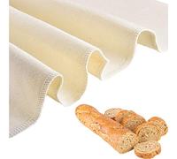 Profesional Bakers Couche - Sofá extragrande de 35 x 26 pulgadas, tela de lino resistente a prueba de pasteles para hornear masa de pan, paño grueso para hornear panes, panes, ciabatta