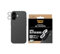 Panzer Glass Hoops Glitter Silver Camera Lens Protector para iPhone 17 | iPhone 16 | 16 Plus