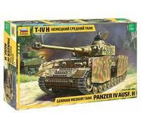 Panzer IV Ausf-H Plástico Kit 1 :3 5 Modelo Zvezda
