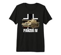 Panzer IV Tanque Medio alemán blindado WW2 Tanque Camiseta Premium