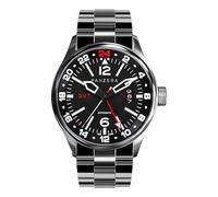 Panzera Flieger 45G Mecánico Automático Acero Negro Zafiro Fecha Reloj Hombre