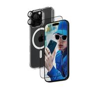 Protector de pantalla PanzerGlass iPhone 16 Pro vidrio templado transparente anti-huellas
