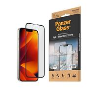 PanzerGlass Carcasa de Cristal Duro Antibacteriano para Apple iPhone 14/13/13 Pro