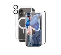 Panzerglass care by ® feature 3-in-1 ceramic bundle iphone 16 plus fu