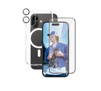 Panzerglass care by ® flagship 3-in-1 bundle iphone 16 protector de p