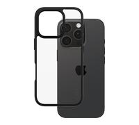 PanzerGlass CARE Urban Combat Funda iPhone 16 Pro Transparente Marco Negro Resistente Golpes