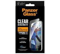 PanzerGlass Clear Ultra-Wide Fit protector de cristal templado para iPhone 17 Pro Max y 18 Pro Max