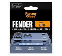 PanzerGlass Fender protector de cámara a juego para iPhone 18 Pro azul