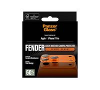Protector de cámara PanzerGlass para iPhone 17 Pro, color naranja