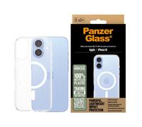 PanzerGlass PG HardCase White MagS Funda para iPhone 16 Transparente