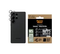 PANZERGLASS Protector de lente de cámara para Samsung Galaxy S25 Ultra, resistente a arañazos y golpes, diseño transparente, protección mejorada contra caídas, golpes y arañazos, fácil aplicador,