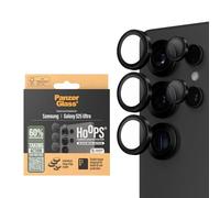 PanzerGlass Hoops - Protector de lente de cámara para Samsung Galaxy S25 Ultra, resistente a arañazos y golpes, fácil instalación, vidrio templado ultrafino, compatible con Galaxy S24 Ultra, color