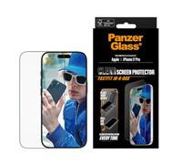 Panzerglass ® screen protector w. black frame iphone 17 pro - ultra-w