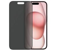 PanzerGlass Protector de Pantalla Privacidad Ultra-Wide para Apple iPhone 15, Vidrio Templado Anti-Huellas, Fácil Aplicación, Pack 1 Unidad