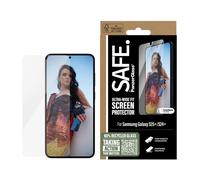 Safe by Panzerglass - Protector de pantalla de ajuste ultra ancho para Samsung Galaxy S25 Plus, calidad premium, resistente a los arañazos, antihuellas, protección de cobertura completa para máxima