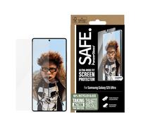 Safe by Panzerglass - Protector de pantalla de ajuste ultra ancho para Samsung Galaxy S25 Ultra, calidad premium, resistente a los arañazos, antihuellas, protección de cobertura completa para máxima