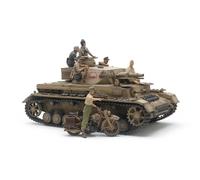 Panzerkampfwagen IV Ausf.f Tank & Motorcycle North África 1 :3 5 Plástico Modelo