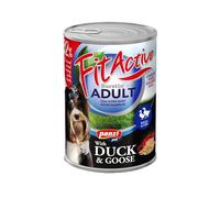 Panzi Pet - Fit Active Duck & Goose - Comida para perros - Alimentos húmedos perro - Sabor de pato y ganso - 5 x 1240g
