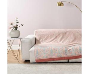 Pao de decoracin bassetti granfoulard indian roses 41 - estampado cachemir rosa - 180x270-cm