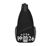 Paok Thessaloniki Ultras Hooligans Bolsa de pecho para hombres Mochila bandolera Bolsa de pecho Mochila de viaje para senderismo Mochila de hombro