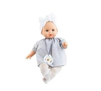 Paola Reina Muñeca Sonia gris claro flores mecanismo 36 cm muñecas juguete