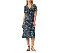 Paola SS Crepe Midi Dress Mavis Floral B, Mavis Floral Blue As, L