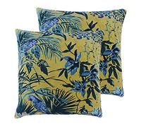 Paoletti Amazon Jungle Cojines, Teal, 55 x 55cm, 2