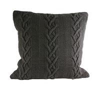 Paoletti Aran Cubierta del Amortiguador, Algodón, Carbón De Leña, 55 X 55 Cm (22" X 22")