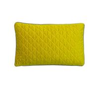 Paoletti Cojín Relleno de Cuarzo y poliéster, Ceilán/Plateado, 30 x 50cm