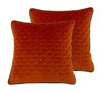 Paoletti Cojines llenos de Plumas de Cuarzo (Paquete Doble), Jaffa/Teal, 45 x 45cm, 2