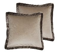 Paoletti Cojines llenos de Plumas de Paquete de Kiruna, Gris Pardo, 45 x 45cm, 2