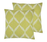 Paoletti Cojines llenos de poliéster Olivia Twin Pack, Cidra, 45 x 45cm, 2