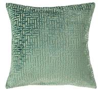 Paoletti Funda de cojín Delphi, Terciopelo, Menta, 45 x 45cm