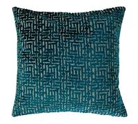 Paoletti Funda de cojín Delphi, Verde Azulado, 45 x 45 cm (Pack of 1)