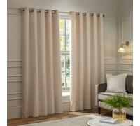 Paoletti Galaxy Par De Cortinas con Ojales - Cortinas De Chenilla Opulentas Forradas Opacas (Rubor - 229x183cm)