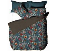 Paoletti Juego de Funda nórdica Bloom, Verde Azulado, Suelto