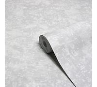 Paoletti Luxe Symphony - Papel pintado de vinilo, color plateado