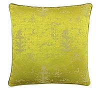 Paoletti MARYLEBONE FEATH Cush 50X50 SUL, Tela Metal, Schwefel/Fucsia, 50 x 50 cm