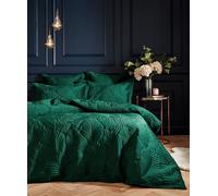 Paoletti Palmeria nórdica y Funda de Almohada Conjunto, Esmeralda, Doble