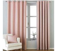 Paoletti Riva Atlantic-Cortinas con Ojales (1 par, Tela de Sarga, 100% poliéster, 117 cm de Ancho x 137 cm de caída, diseñadas en el Reino Unido, 66x72 (168x183cm)