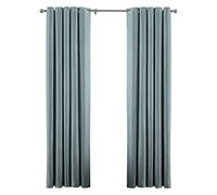 Paoletti Riva Atlantic - Cortinas con Ojales (par), poliéster, Azul Pastel, 66x72 (168x183cm)