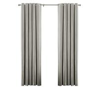 Paoletti Riva Atlantic - Cortinas con Ojales (par), poliéster, Natural, 90x54 (229x137cm)