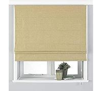 Paoletti Riva Atlántico Deluxe Blackout Romana Ciegos, Amarillo Ocre, 153Cm (Ancho) X 137 Cm (Gota), Poliéster, 153Cm X 137Cm, 153x137cm
