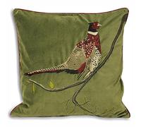 Paoletti Riva Inicio Hunter Velvet Cojín, Verde, 45 X 45 Cm, 45x45cm