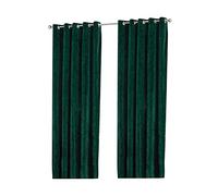 Paoletti Verona Ringtop Ojal Cortinas, Esmeralda, 228 x 137 cm