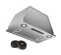 Paolo 60cm 619m³/h Campana Extractora Integrada Plata