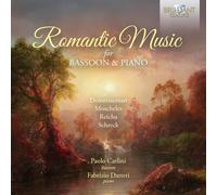 Paolo Carlini Romantic Music for Bassoon & Piano (CD) Album (Importación USA)